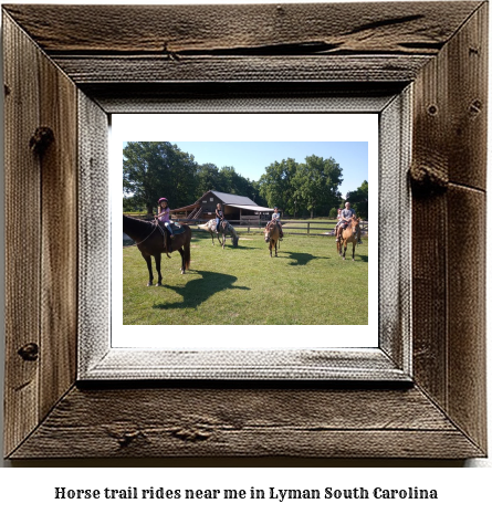 horse trail rides near me in Lyman, South Carolina